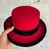 Sombrero Kokin Fieltro Rojo - U.S.A. 1990