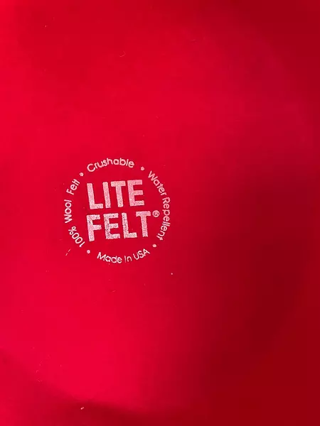 Sombrero Kokin Fieltro Rojo - U.S.A. 1990