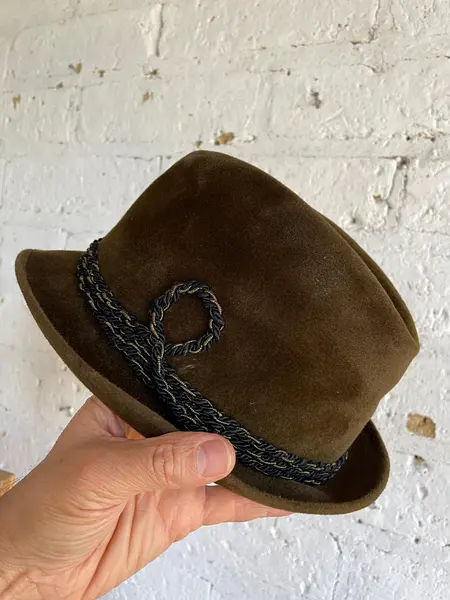 Sombrero Fedora Darwin Cinta Entrelazada - Ee.Uu. 1950