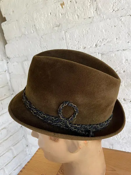 Sombrero Fedora Darwin Cinta Entrelazada - Ee.Uu. 1950