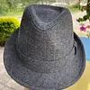 Sombrero Fedora Cremeux Talla 38 Ala Corta