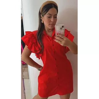 Vestido Rojo – Elegancia Atemporal Y Confort