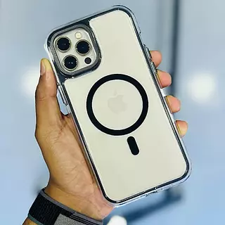 Case 360 Magsafe Antishok Borde Negro Iphone 13/14