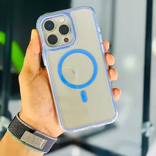 Case 360 Magsafe Antishok Borde Azul Iphone 13pro+