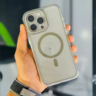 Case 360 Magsafe Antishok Borde Gris Iphone 12pro+