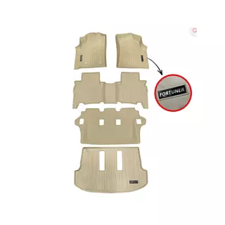 Tapetes Termoformados 3d Toyota Fortuner 2006-2016 Beige