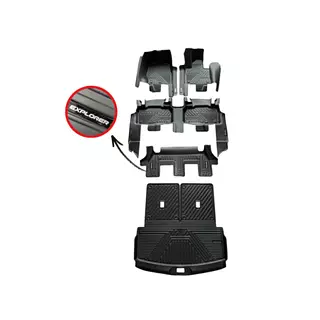 Tapetes Termoformados 5d Ford Explorer 2020-2024 Negros