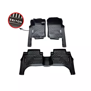 Tapetes Termoformados 5d Mitsubishi Triton 2016-2024 Negros