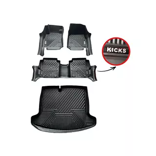 Tapetes Termoformados 5d Nissan Kicks 2017-2024 Negros