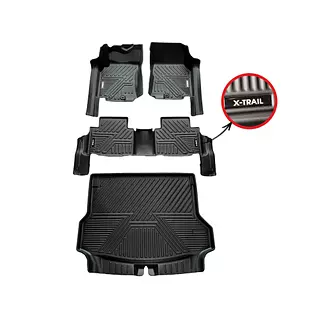 Tapetes Termoformados 5d Nissan X-Trail 2015-2023 Negros