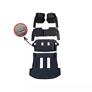 Tapetes Termoformados 5d Toyota Fortuner 2006-2016 Negros