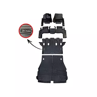 Tapetes Termoformados 5d Toyota Lc300 2022-2024 Negros
