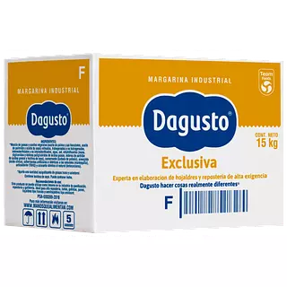 Margarina Sin Sal Dagusto Reposteria X 500gr