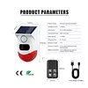 Alarma Sensor Con Sirena Exteriores Panel Solar Wifi Tuya