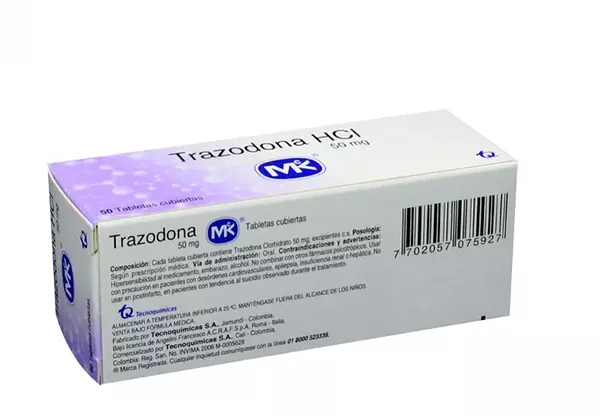 Trazodona 50 Mg