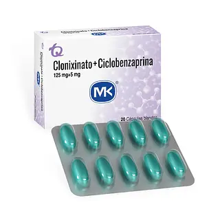 Cloxinato+Ciclobenzaprina 125/5 Mg