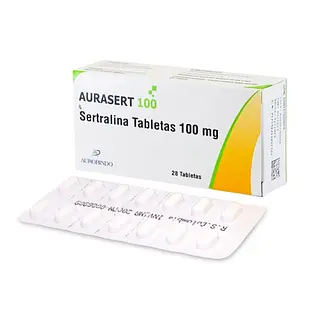 Sertralina Aurasert 100 Mg