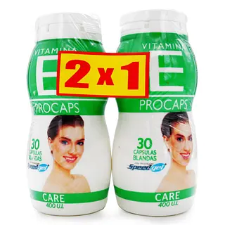 Vitamina E 400 Ui 2x1