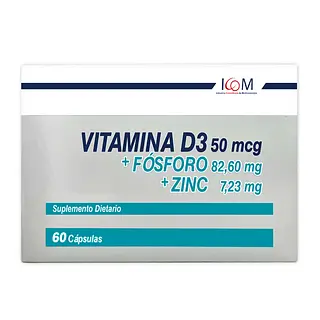 Vitamina D3 Fosforo Y Zinc