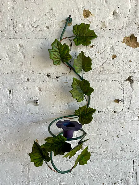 Candelabro Hojas De Hiedra Metálicos