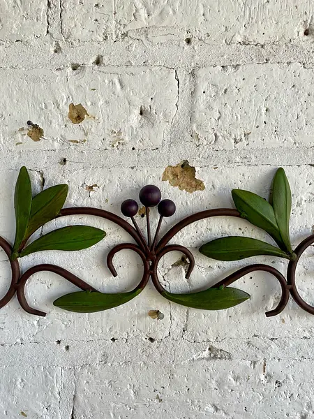 Aplique De Pared Rama De Olivo Con Aceitunas