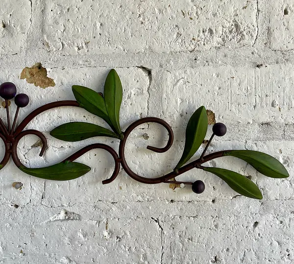 Aplique De Pared Rama De Olivo Con Aceitunas