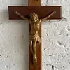 Crucifijo Madera Metal