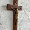 Crucifijo Madera Metal