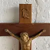 Crucifijo Madera Metal