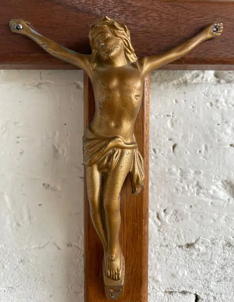 Crucifijo Madera Metal