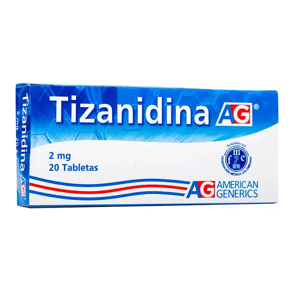 Tizanidina 2 Mg Ag
