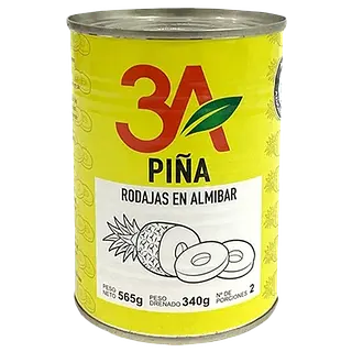 Piña En Rodajas 3a X565gr