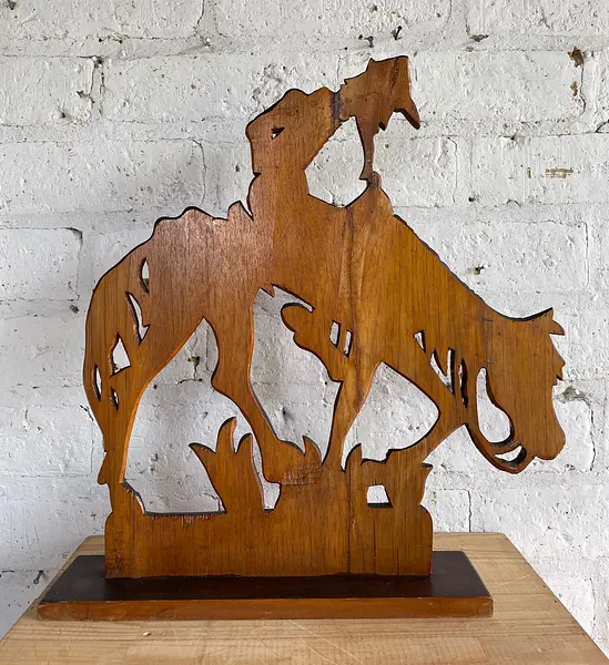 Talla Madera Don Quijote Y Sancho Panza - Colombia 1980