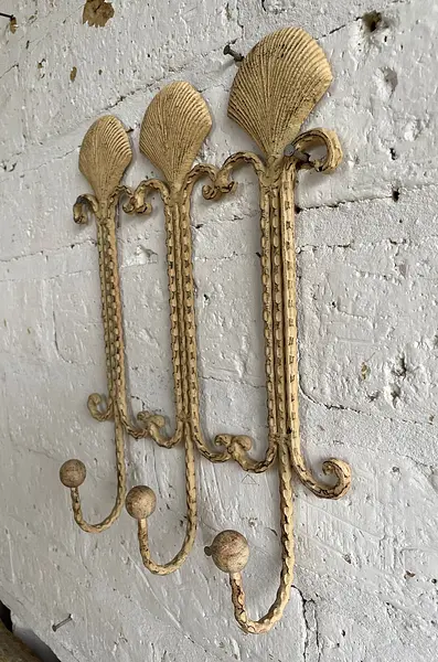 Perchero 3 Ganchos De Conchas Marinas Para Pared