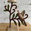 Candelabros Metálicos Con Pájaros Sobre Ramas