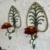 Candelabros X 2 En Forja Para Pared