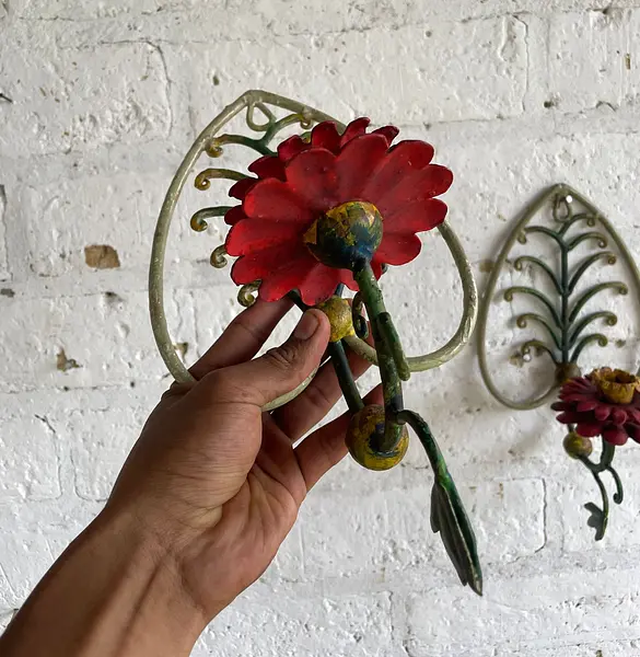 Candelabros X 2 En Forja Para Pared