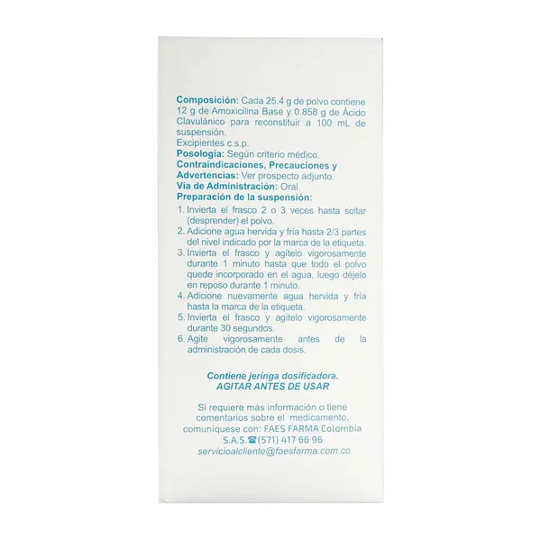 Clavutec 600/42.9 Mg Jarabe