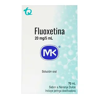 Fluoxetina 20 Mg/5 Ml Jarabe
