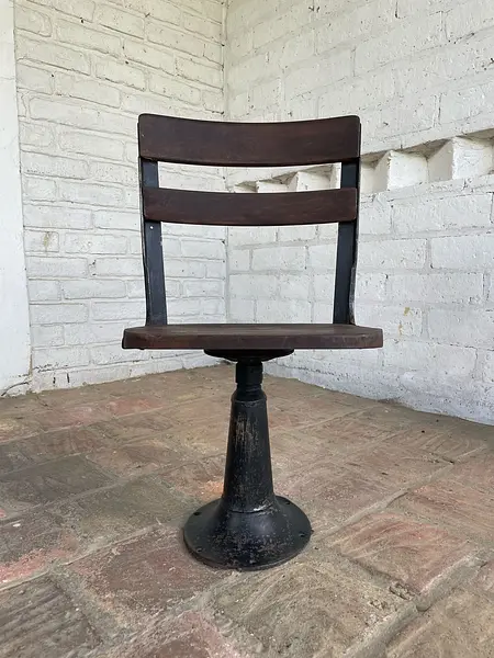 Silla Giratoria De Escuela 1930