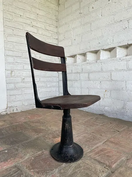 Silla Giratoria De Escuela 1930