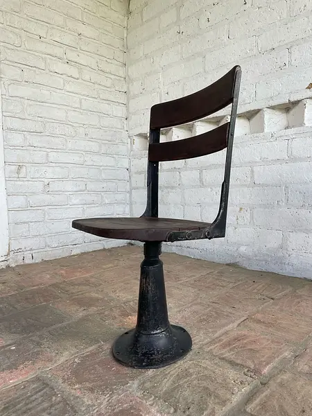 Silla Giratoria De Escuela 1930