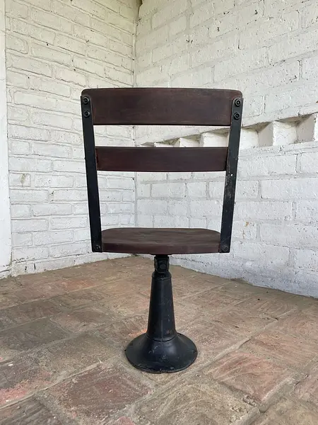 Silla Giratoria De Escuela 1930