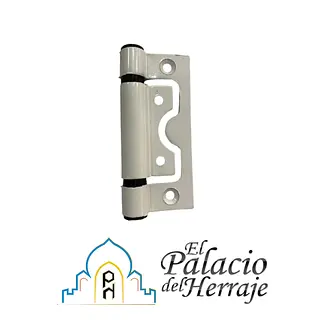 Bisagra Omega Aluminio Blanco 3x1" - Mda
