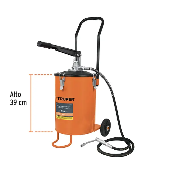 Bomba Inyectora De Grasa, 24 Kg, Truper