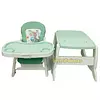 Silla Comedor 3 En 1 Maxibaby Celeste