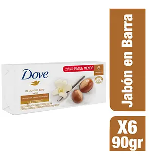 Jabón Dove Delicious Care
