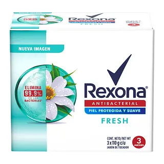 Jabón Rexona Antibacterial Fresh