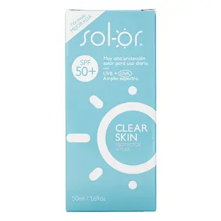 Bloqueador Solar Sol-Or Spf Clear Skin