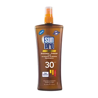 Aceite Bronceador Sun Pro Spf 30 2 En 1
